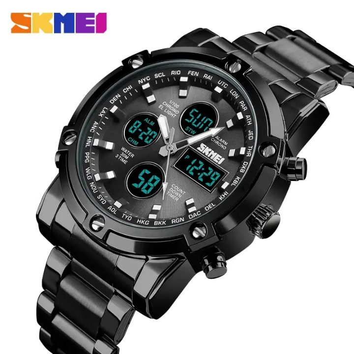 SKMEI dual display men's watch