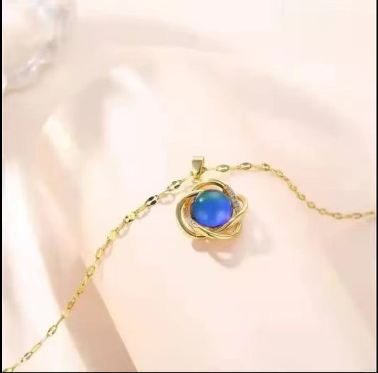 Celestial Glow Color-Changing Pendant